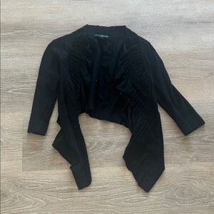 Willi Smith Black Knit Top